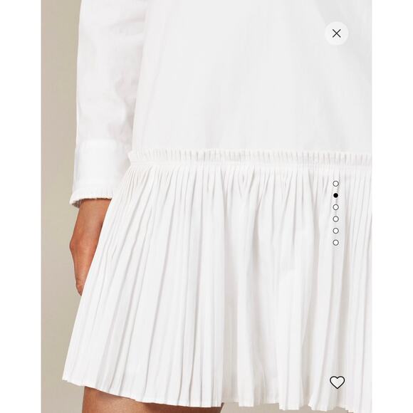 NWT J.Crew Amelia long-sleeve shirt-dress in cotton poplin - Picture 4 of 13